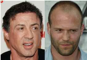 statham-v-sly Sylvester Stallone - Jason Statham