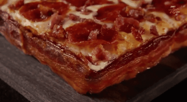 Bacon Wrapped Pizza
